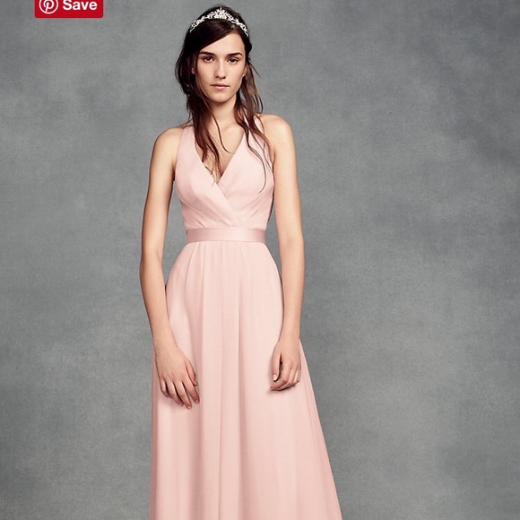 white by vera wang plunging sheath wedding dress